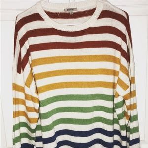 Rainbow sweater, brand new!